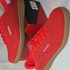 Reebok Red Suede Forte Lounger Sneaker 6M